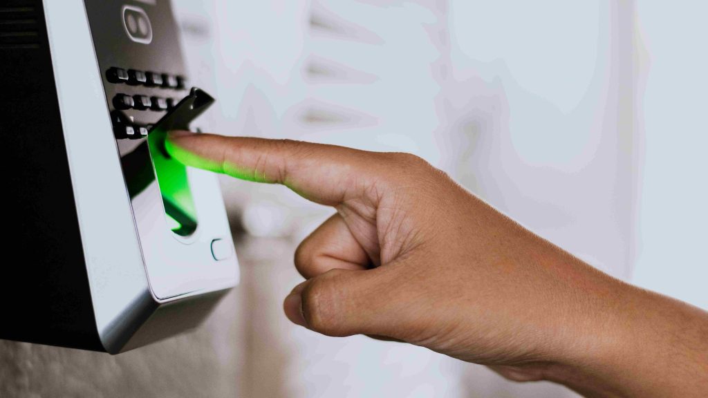 Fingerprint scan for access control